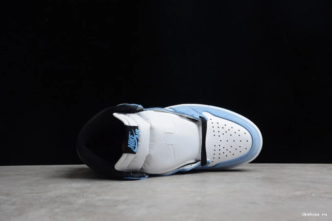 Retro White Blue Jordan High University Black AIR 555088-134 1 0206